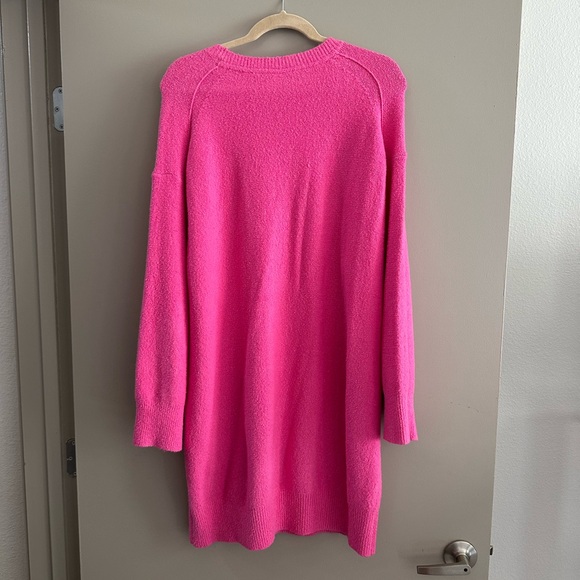 Anthropologie Pink Sweater Dress - Picture 2 of 5
